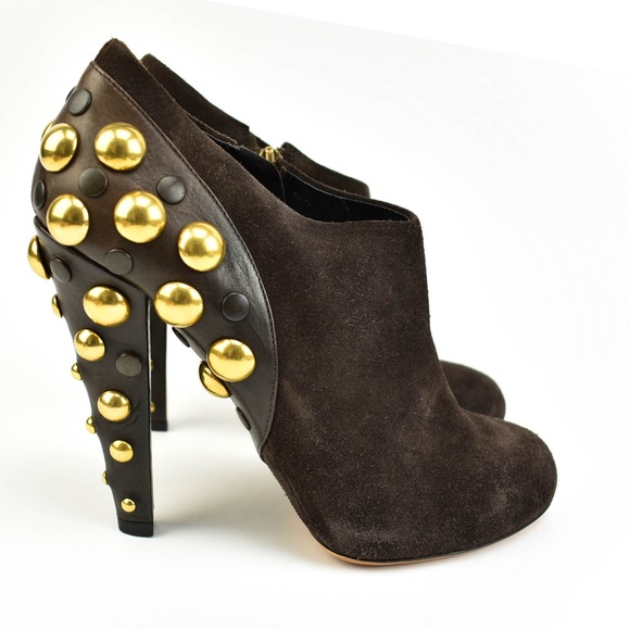 gucci gold boots